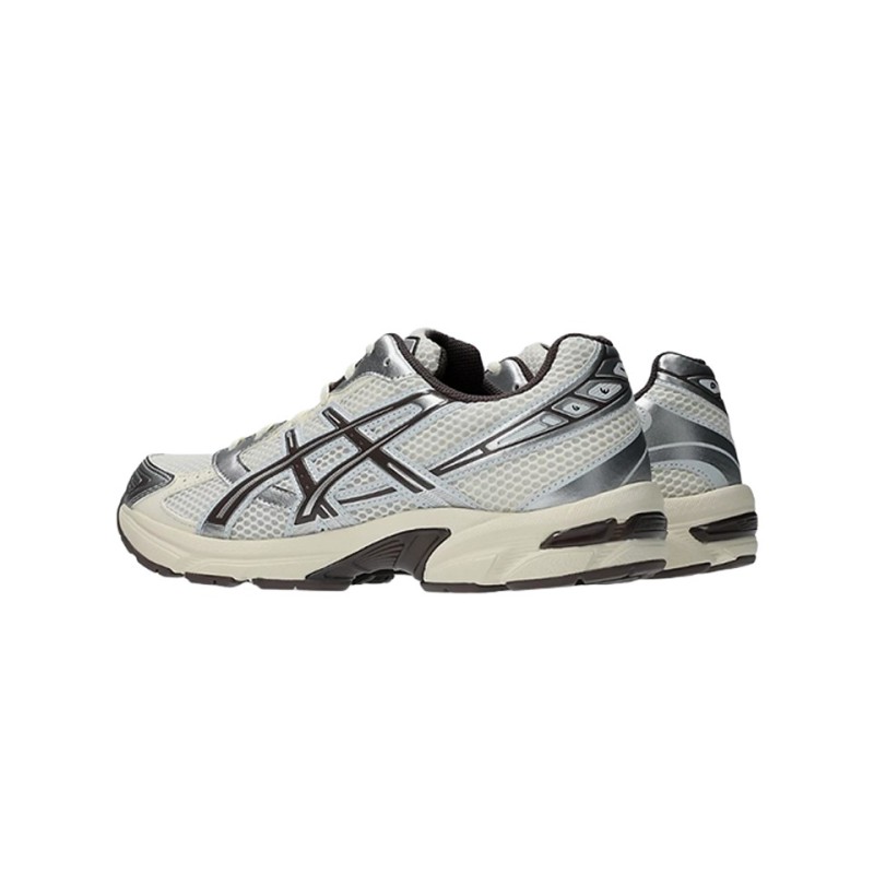 asics gel 1130 cream cocoa powder vue de la paire coté gauche