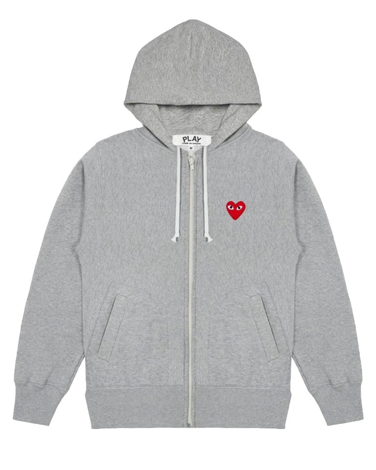 T168 SWEAT ZIP GRIS