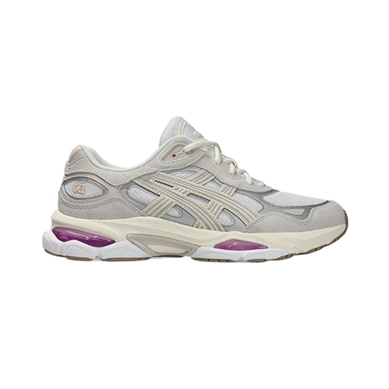 asics gel nyc 2.0 couleur white/ cream vue du coté droit