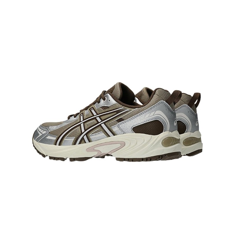 asics gel ventx driftwood pure silver vue paire coté gauche