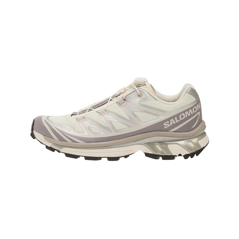 salomon xt 6 vanilla ice ftw silver lilac vue coté gauche