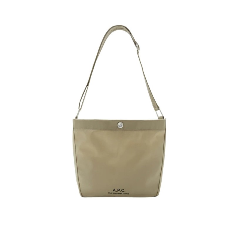 sac besace journal small couleur kaki de la marque apc