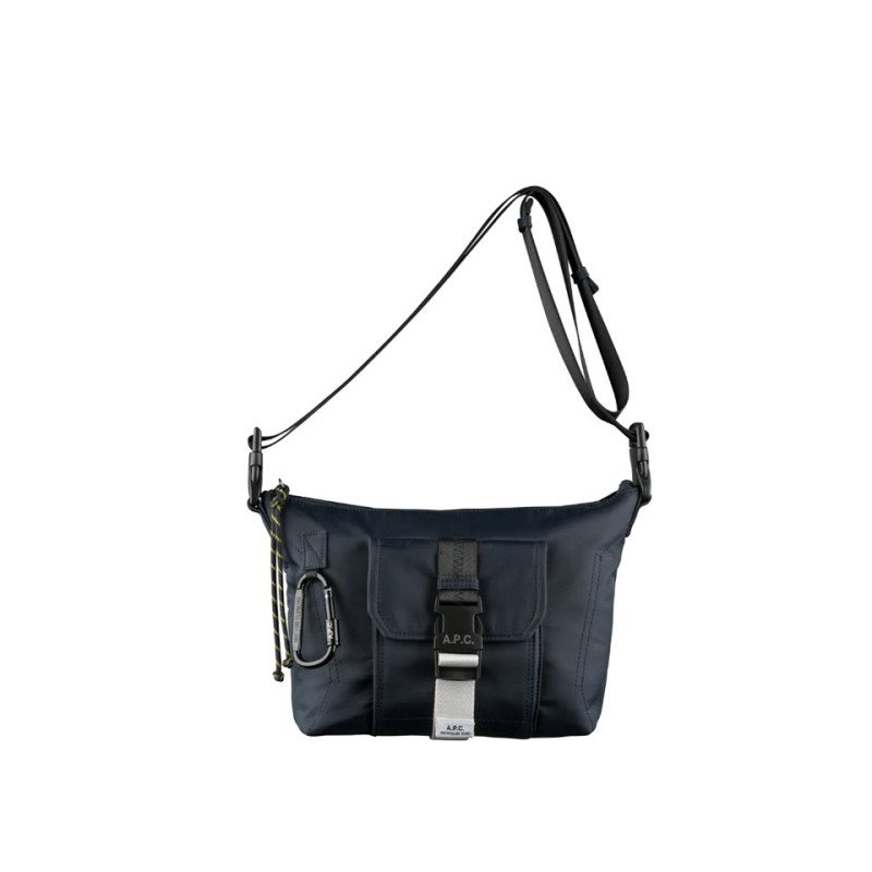 sac besace trek dark navy apc vue de face