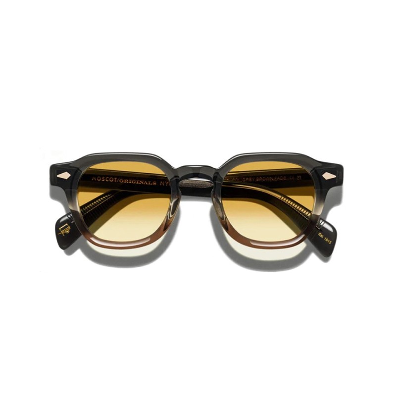 lunettes de soleil moscot dolt grey brown fade chest fade lenses