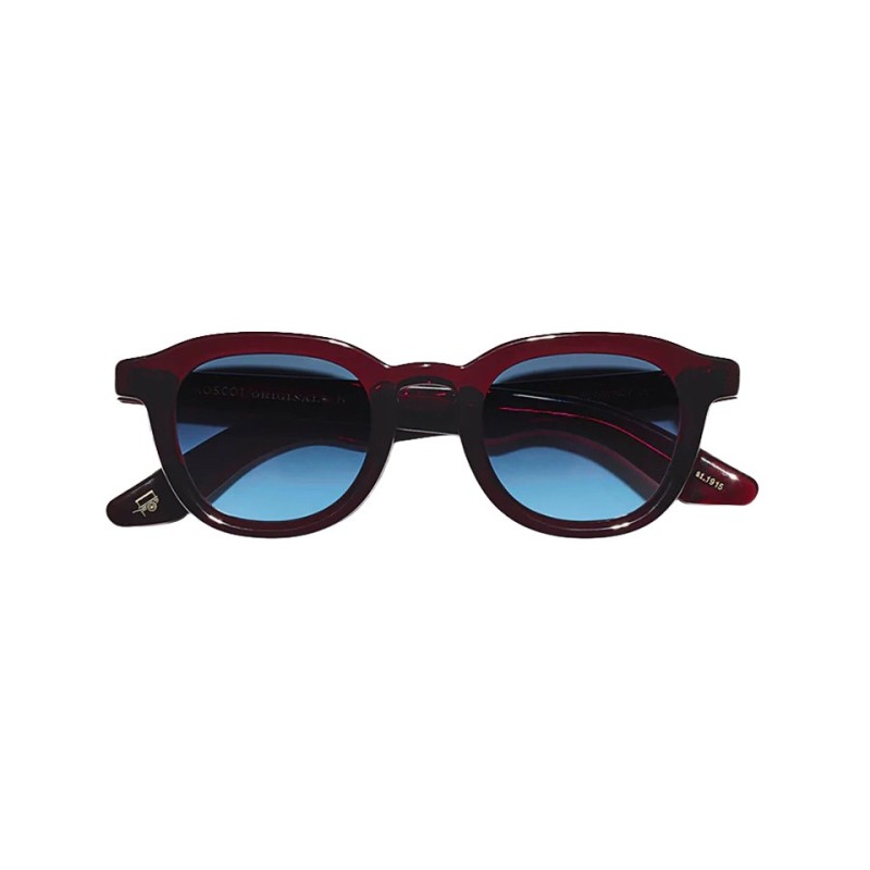 lunettes de soleil moscot dahven burgundy denim blue