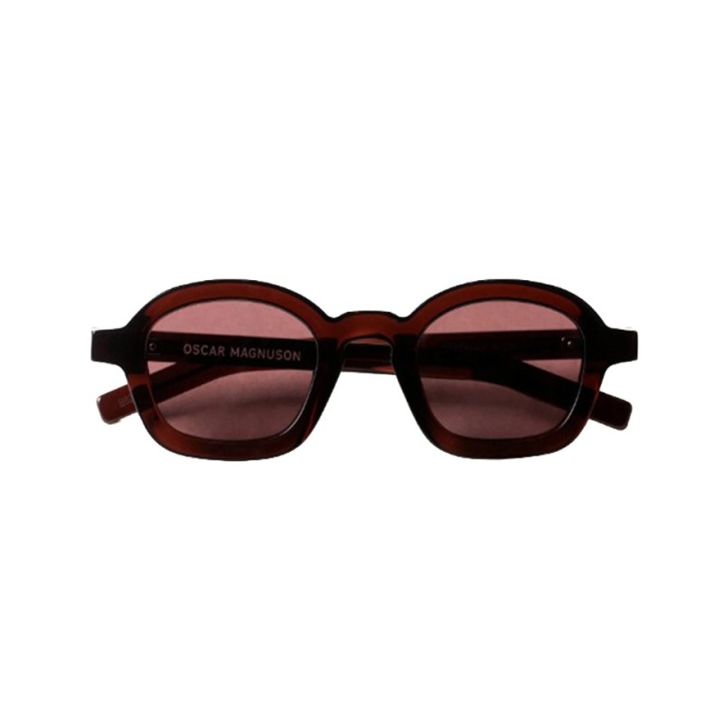 lunettes de soleil lou de la marque oscar magnuson couleur toga red