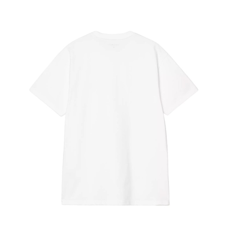 chase tshirt blanc manches courtes vue de dos