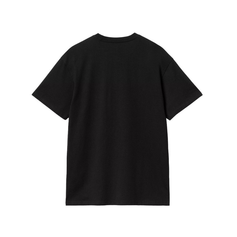 chase tshirt de couleur noire manches courtes vue de dos