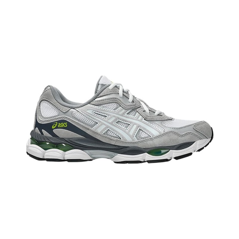 asics gel nyc white glacier grey vue coté droit