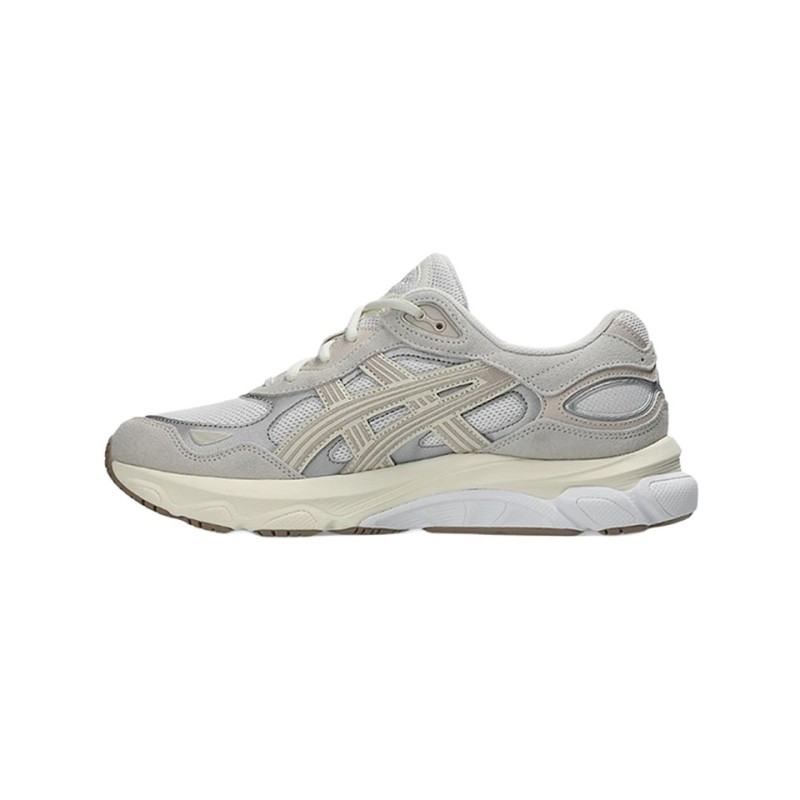 asics gel nyc 2.0 couleur white/ cream vue du coté gauche