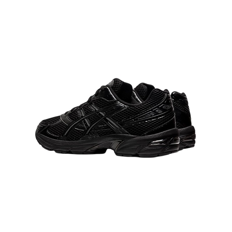 chaussure gel 1130 black/graphite grey de la marque asics vue paire coté gauche