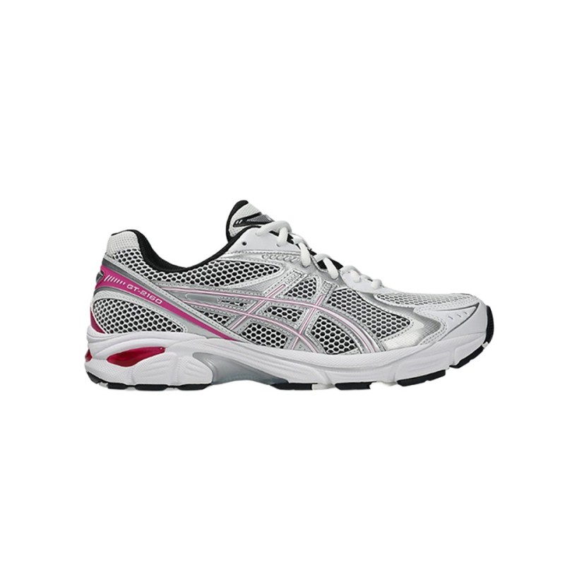 asics gt 2160white raspberry vue coté droit